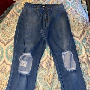 Fashion Nova Ripped Jeans
